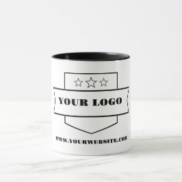 Taza Personalización de su negocio de logotipos o nombr