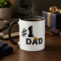 Taza personalizada #1 Papá Amor