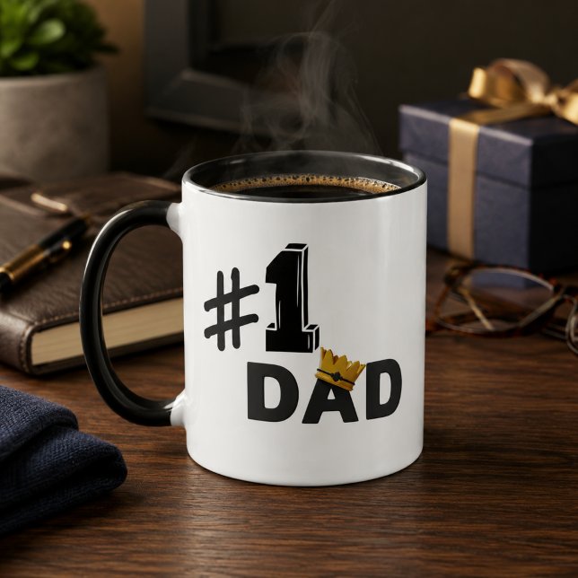 Taza personalizada #1 Papá Amor (Subido por el creador)