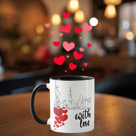 Taza Personalizada Amor y Monumento