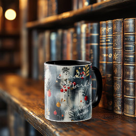 Taza Personalizada Bosque de Invierno Mágico - Nom