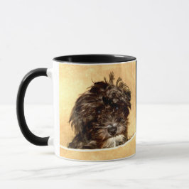 Taza Personalizada Combinada de Perro Schnoodle