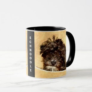 Taza Personalizada Combinada de Perro Schnoodle