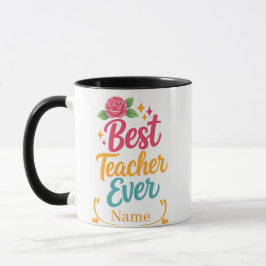 Taza Personalizada con el Nombre del Mejor Profeso