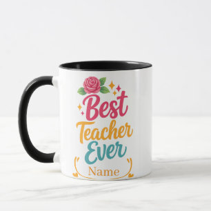 Taza Personalizada con el Nombre del Mejor Profeso