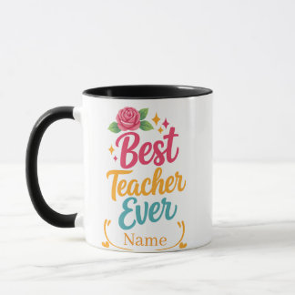 Taza Personalizada con el Nombre del Mejor Profeso