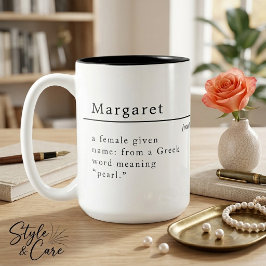 Taza personalizada con estilo de definición person