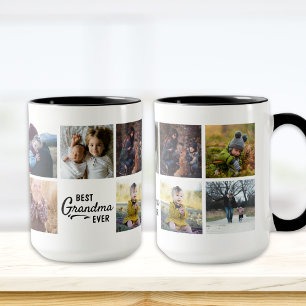 Taza Personalizada con Foto de la Mejor Abuela