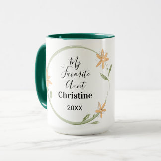 Taza personalizada con foto de mi tía favorita 1