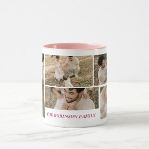 Taza personalizada con foto familiar
