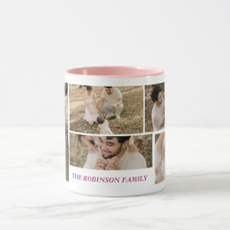 Taza personalizada con foto familiar
