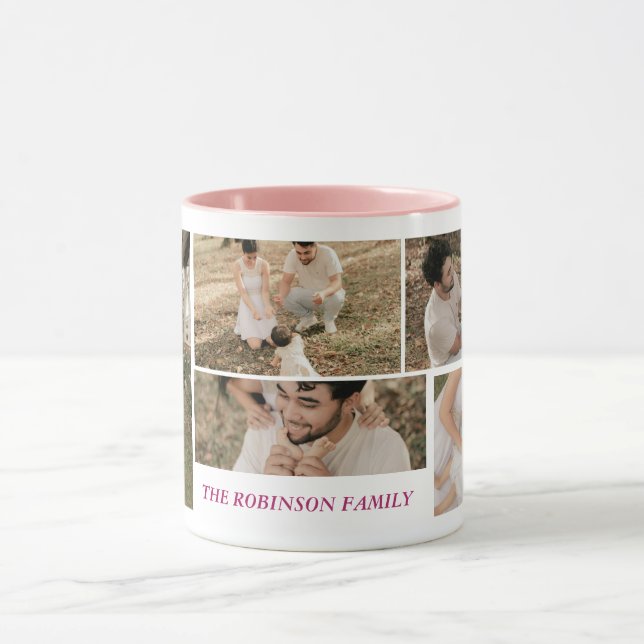 Taza personalizada con foto familiar (Centro)
