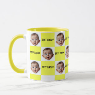Taza Personalizada con la Cara del Bebé – "Mejor P