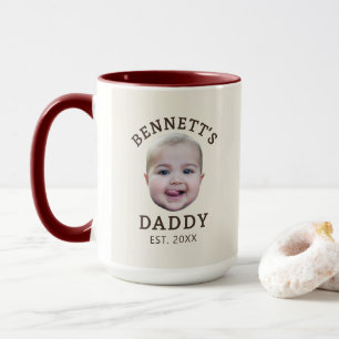 Taza personalizada con la cara del papá en colores