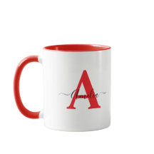 Taza Personalizada con Monograma 
