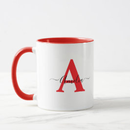 Taza Personalizada con Monograma 