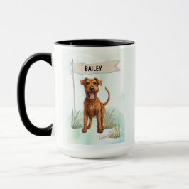 Taza Personalizada con Nombre de Terrier para Aman
