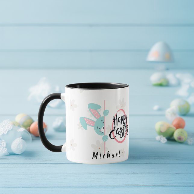 Taza Personalizada Conejo Azul de Pascua (Subido por el creador)