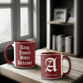Taza personalizada cristiano creyente de la Biblia