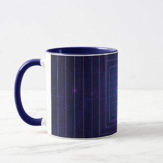 Taza personalizada de acceso al sistema Cyberpunk