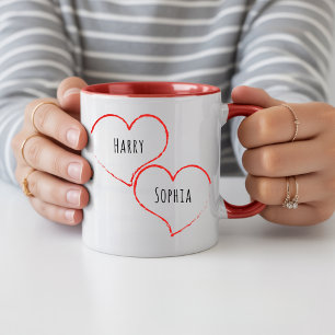 Taza Personalizada de Amor Regalo para Novias y No