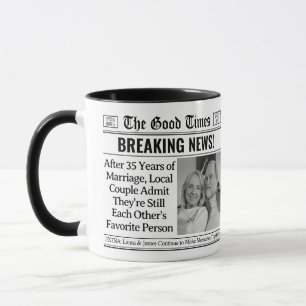 Taza personalizada de aniversario, regalo divertid