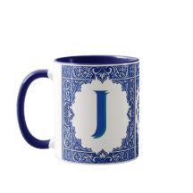 Taza personalizada de azulejo portugués