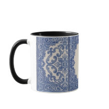 Taza personalizada de azulejo portugués