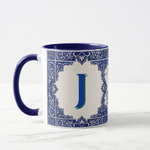 Taza personalizada de azulejo Torre de Belém Portu
