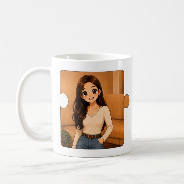 Taza Personalizada de Café a Juego (Izquierda)