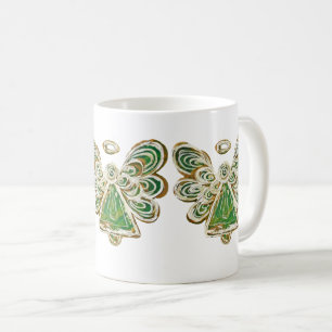 Taza personalizada de café Ángel de la Guarda Verd