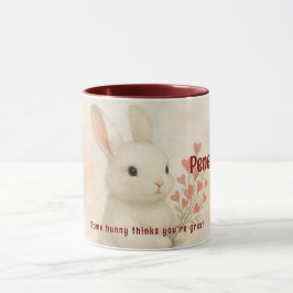 Taza personalizada de conejito