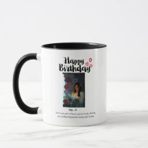 Taza personalizada de cumpleaños con foto