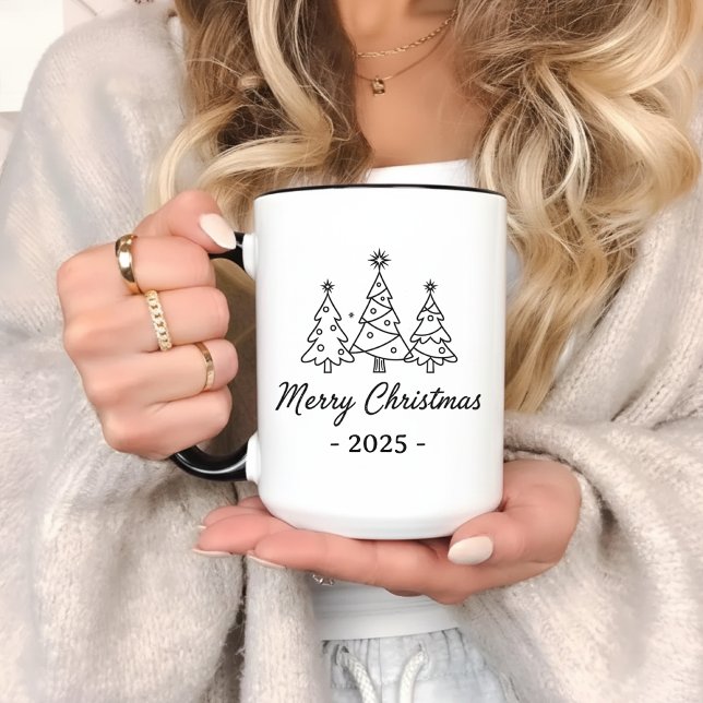Taza Personalizada de Feliz Navidad para Ella, Él  (bulk christmas mugs, coworkers christmas gift, family christmas mug, friends christmas mug,)