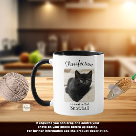 Taza personalizada de gato: Purrfection