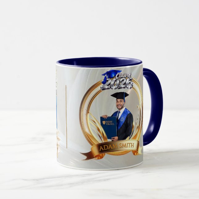 Taza Personalizada de Graduación 2026 (Anverso derecho)