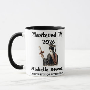 Taza Personalizada de Graduación 2026 Para Ella/ É