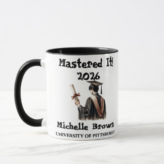 Taza Personalizada de Graduación 2026 Para Ella/ É