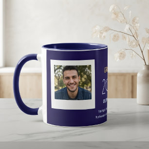 Taza Personalizada de Graduación con Texto y Fotos