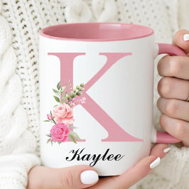 Taza Personalizada de Graduación de Flores Silvest