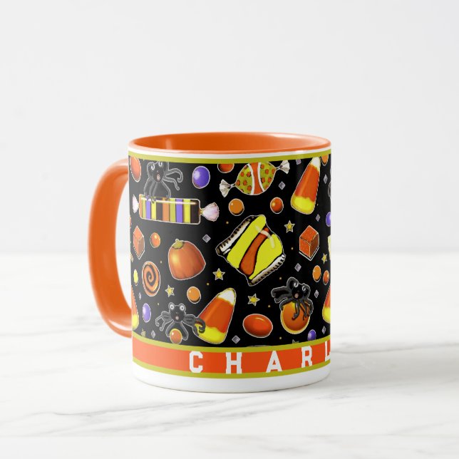 Taza personalizada de Halloween (Anverso izquierdo)