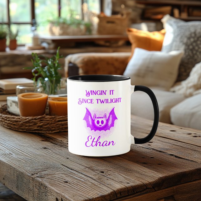 Taza personalizada de Halloween de neón - Diseño d (Subido por el creador)