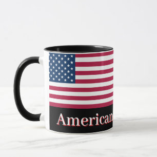 Taza Personalizada de la Bandera Patriótica de EE.