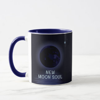 Taza personalizada de la fase de la Luna Nueva