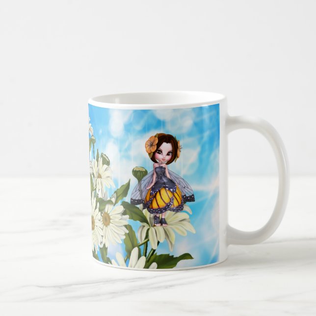 Taza personalizada de la hada de la mariposa (Derecha)