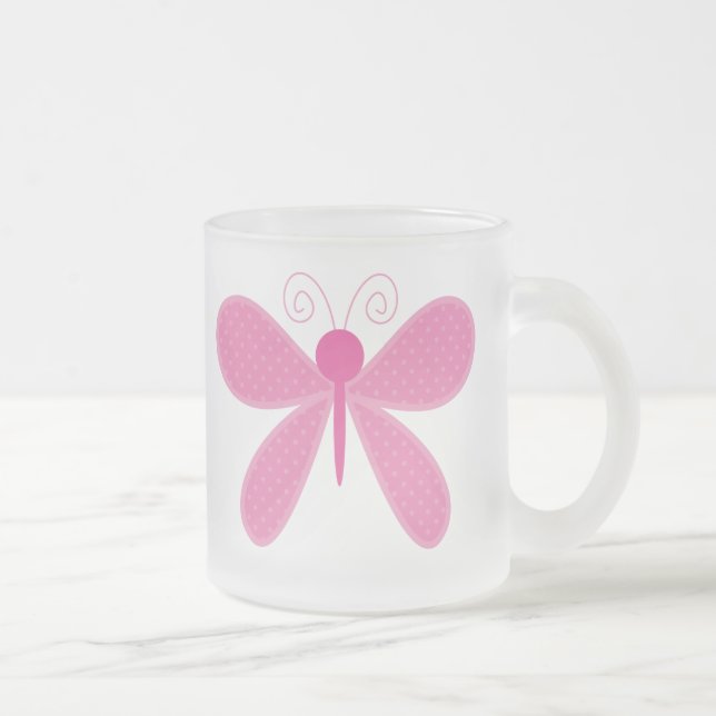 Taza personalizada de la mariposa de los niños (Derecha)