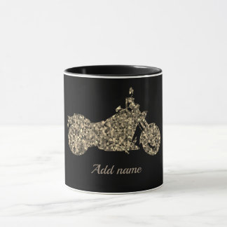 Taza personalizada de la motocicleta