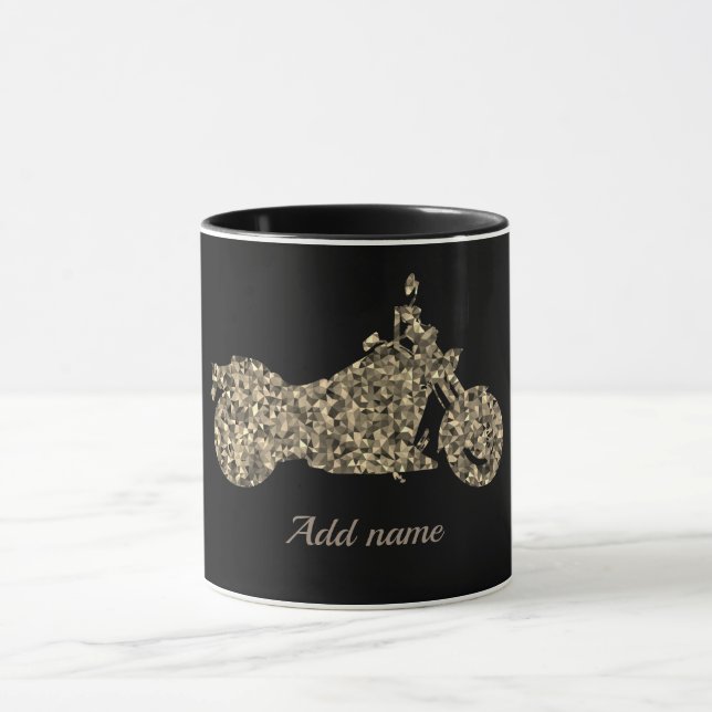 Taza personalizada de la motocicleta (Centro)