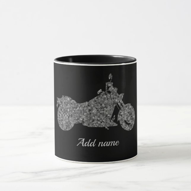 Taza personalizada de la motocicleta (Centro)