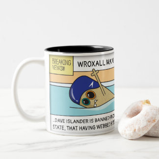 Taza personalizada de la natación de Wroxall